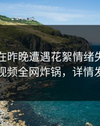 圈内人在昨晚遭遇花絮情绪失控，樱桃视频全网炸锅，详情发现